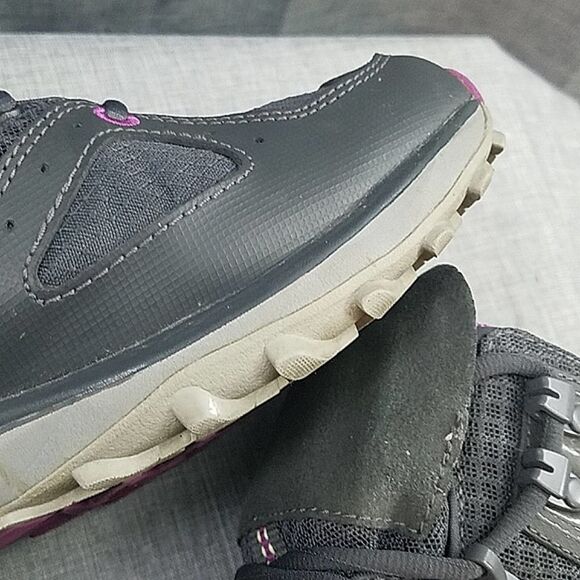 The North Face Hiking Boots Ultra Fastpack Gray Purple Goretex Vibram sz 10 - Picture 8 of 14